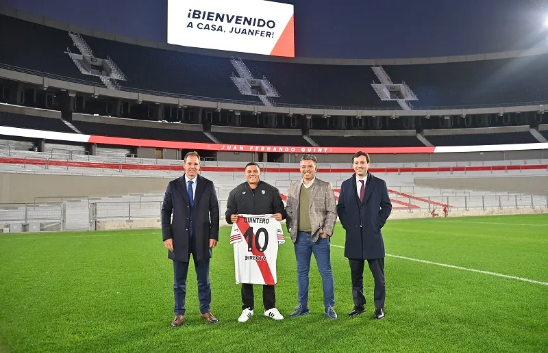 Juanfer Quintero, oficialmente nuevo refuerzo de River