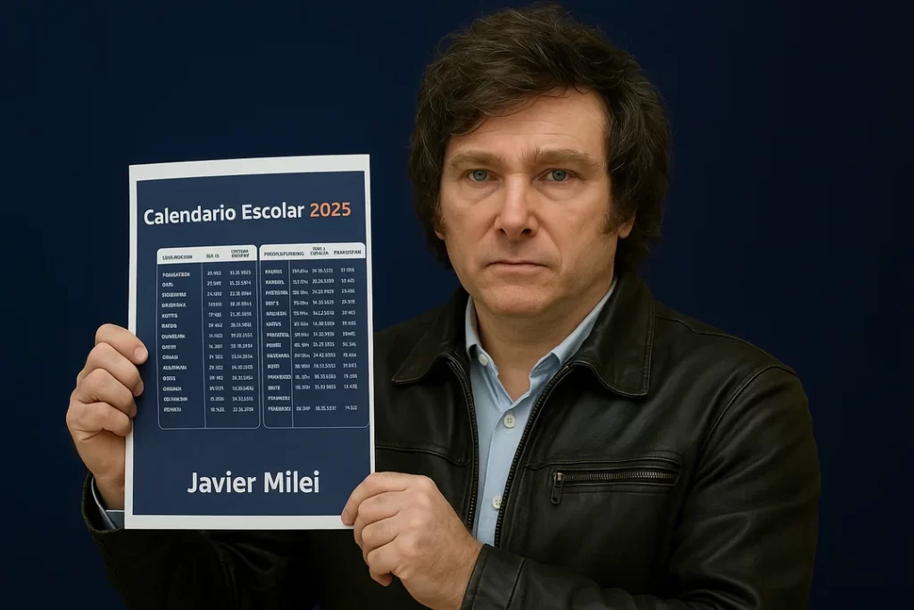 Javier Milei tomó una impasible decisión sobre las vacaciones de invierno, y el lunes millones tienen clases