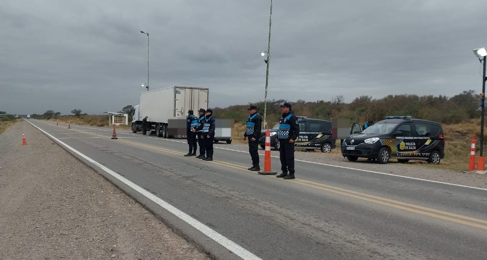 Operativo de Seguridad Vial en Metán