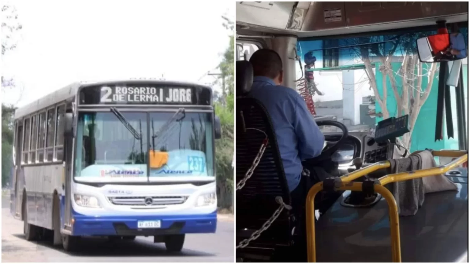 Dos pasajeros alcoholizados apuñalaron a un chofer de Saeta