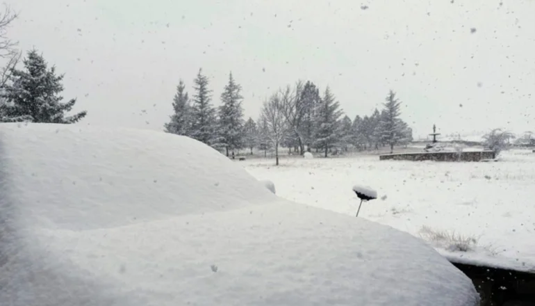Sorpresiva nevada en San Luis: la Tormenta de Santa Rosa llevó nieve a casi toda la provincia