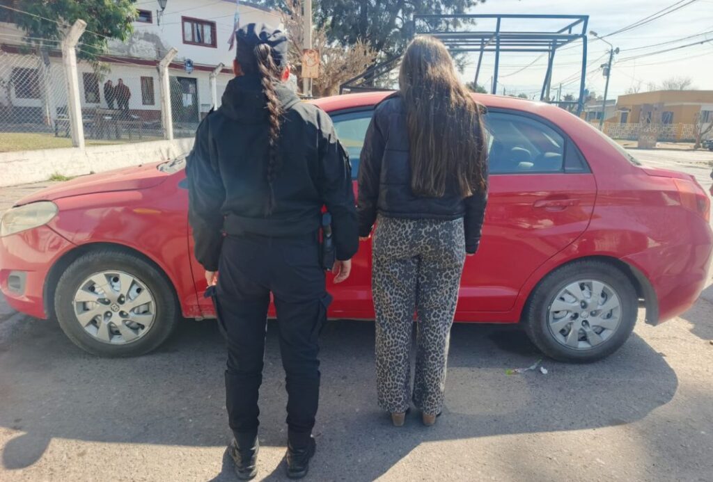 Circulaba con documentación apócrifa y fue detenida en un control vial en zona sur