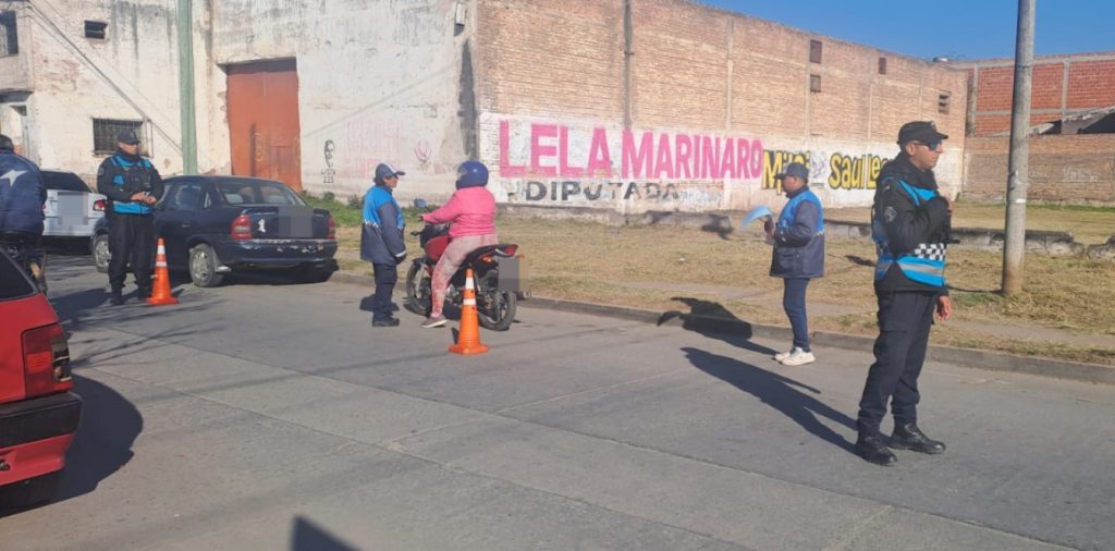 Operativo de Seguridad Vial en Rosario de la Frontera