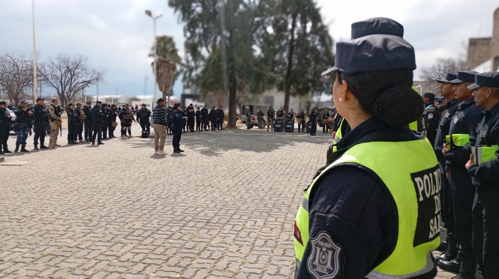 Operativo de seguridad por el partido entre Central Norte y Gimnasia y Esgrima