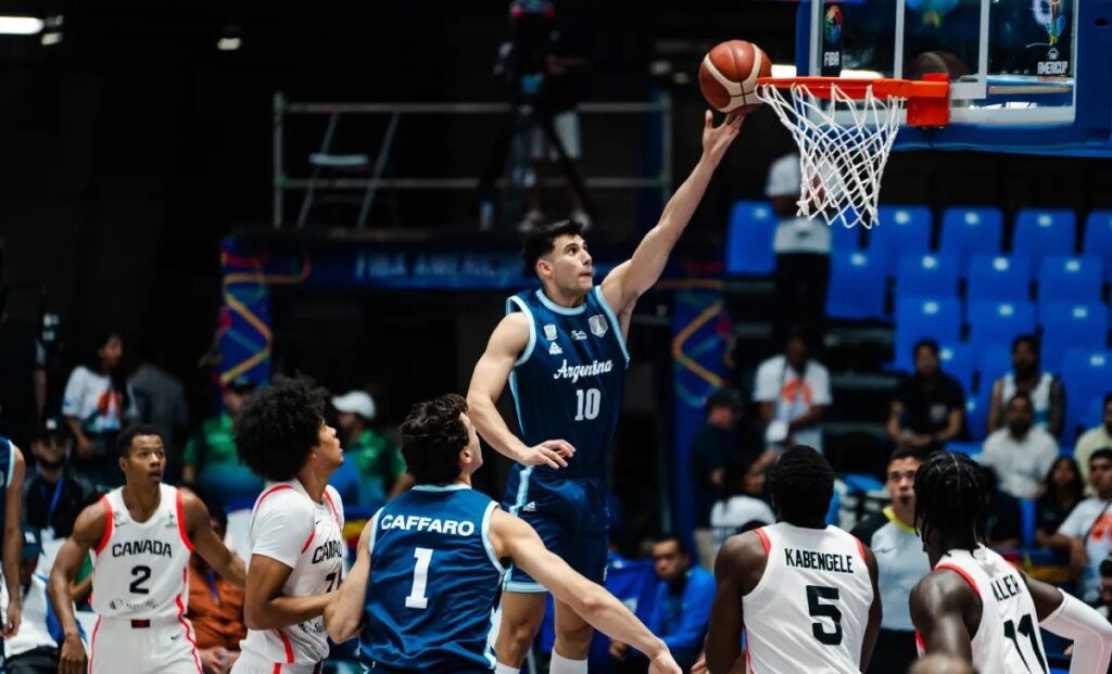 Argentina vapuleó a Canadá y se metió en la final de la AmeriCup 2025