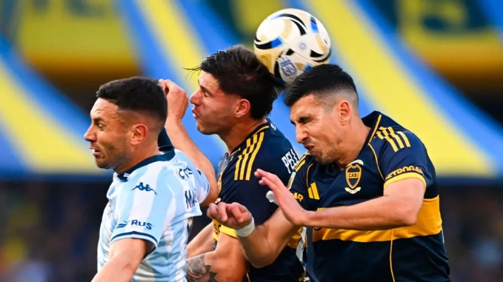 Boca rescató un empate agónico frente a Racing