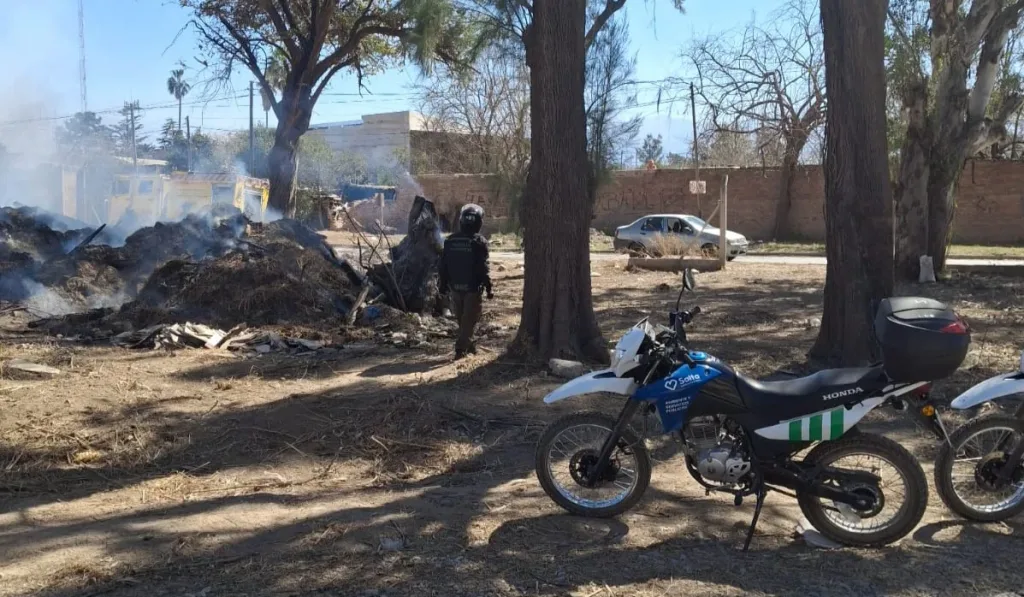 Sancionaron a cinco personas por quema de pastizales en la zona sudeste