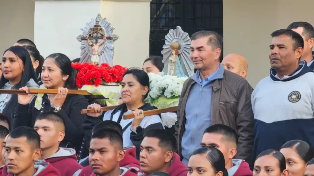 Milagro 2025: peregrinaron más de 1300 estudiantes de las escuelas de formación de la Policía