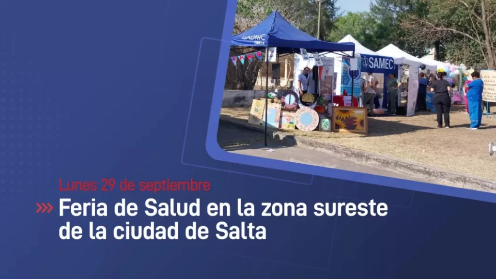 Hoy se realiza una feria de Salud en la zona sureste de la Ciudad de Salta