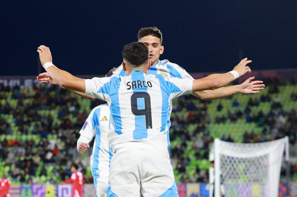 Argentina venció a Cuba por 3-1 en su debut en el Mundial Sub 20 de Chile