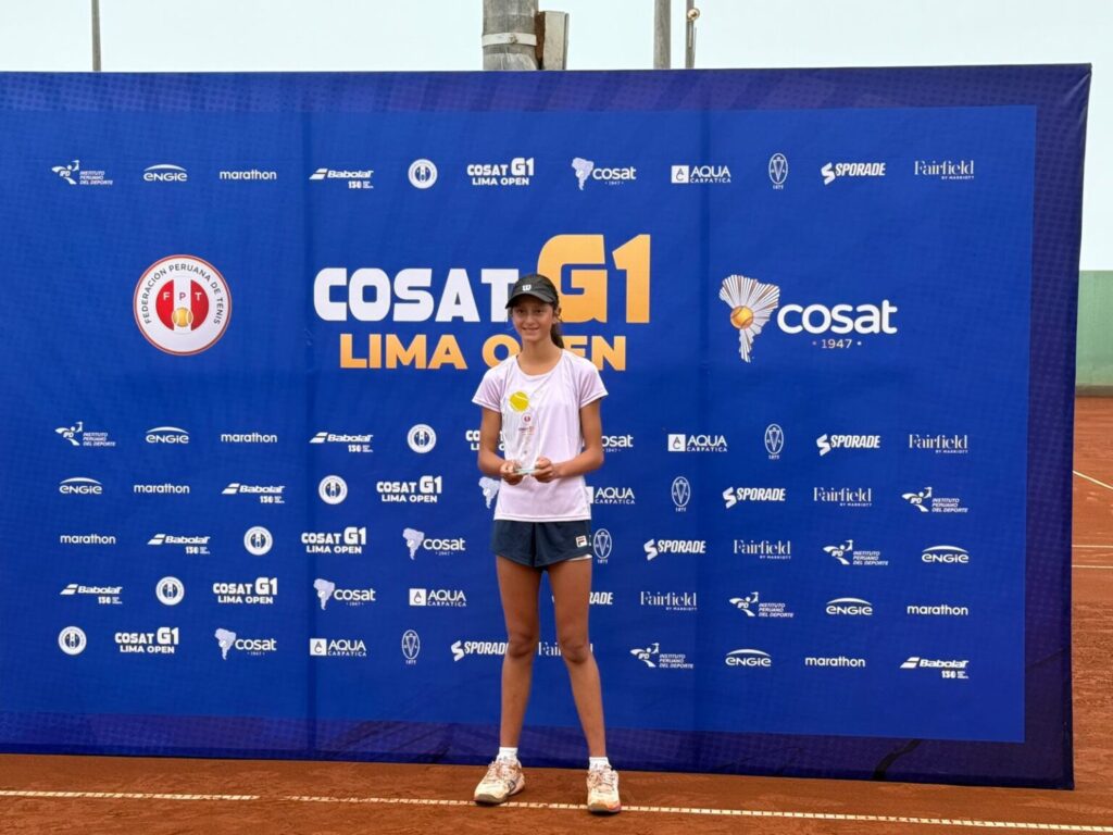 Florencia Mardones, se consagró campeona sudamericana del COSAT Grado 1 Sub-16 disputado en Perú