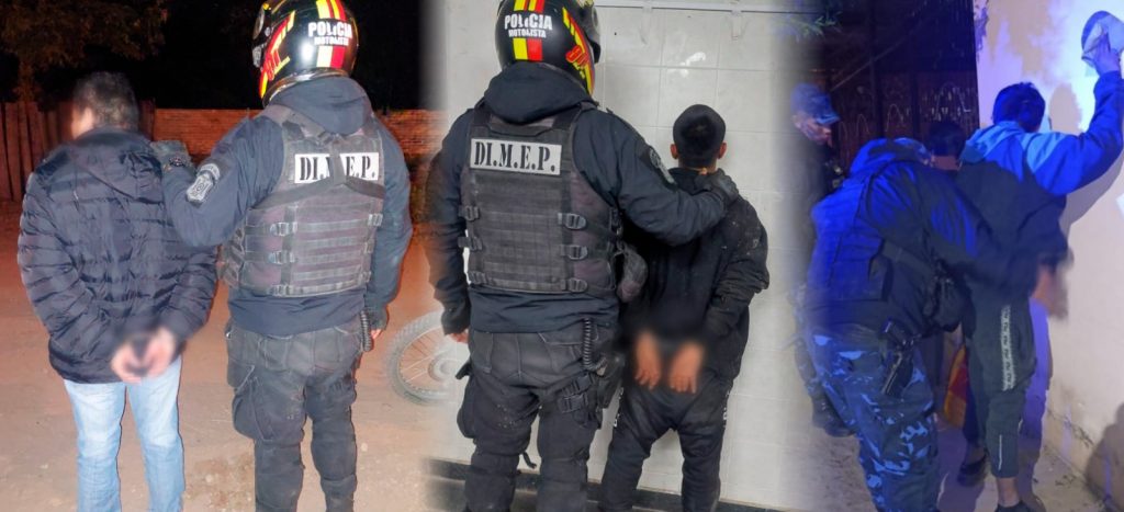 Tres detenidos con pedido de captura en Tartagal