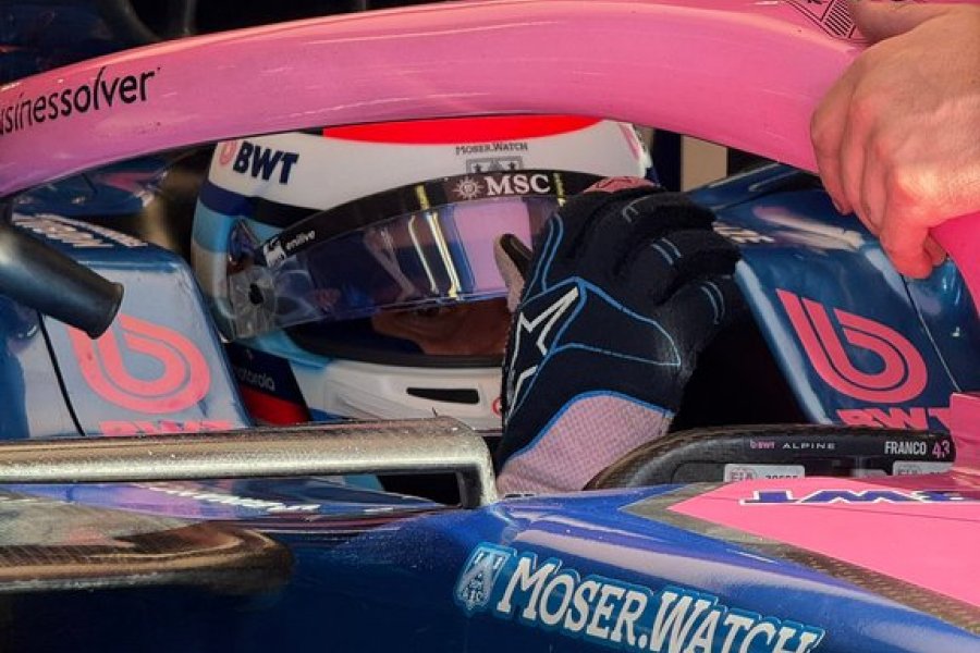 Colapinto quedó en el puesto 19 de la primera práctica libre que lideró Lando Norris