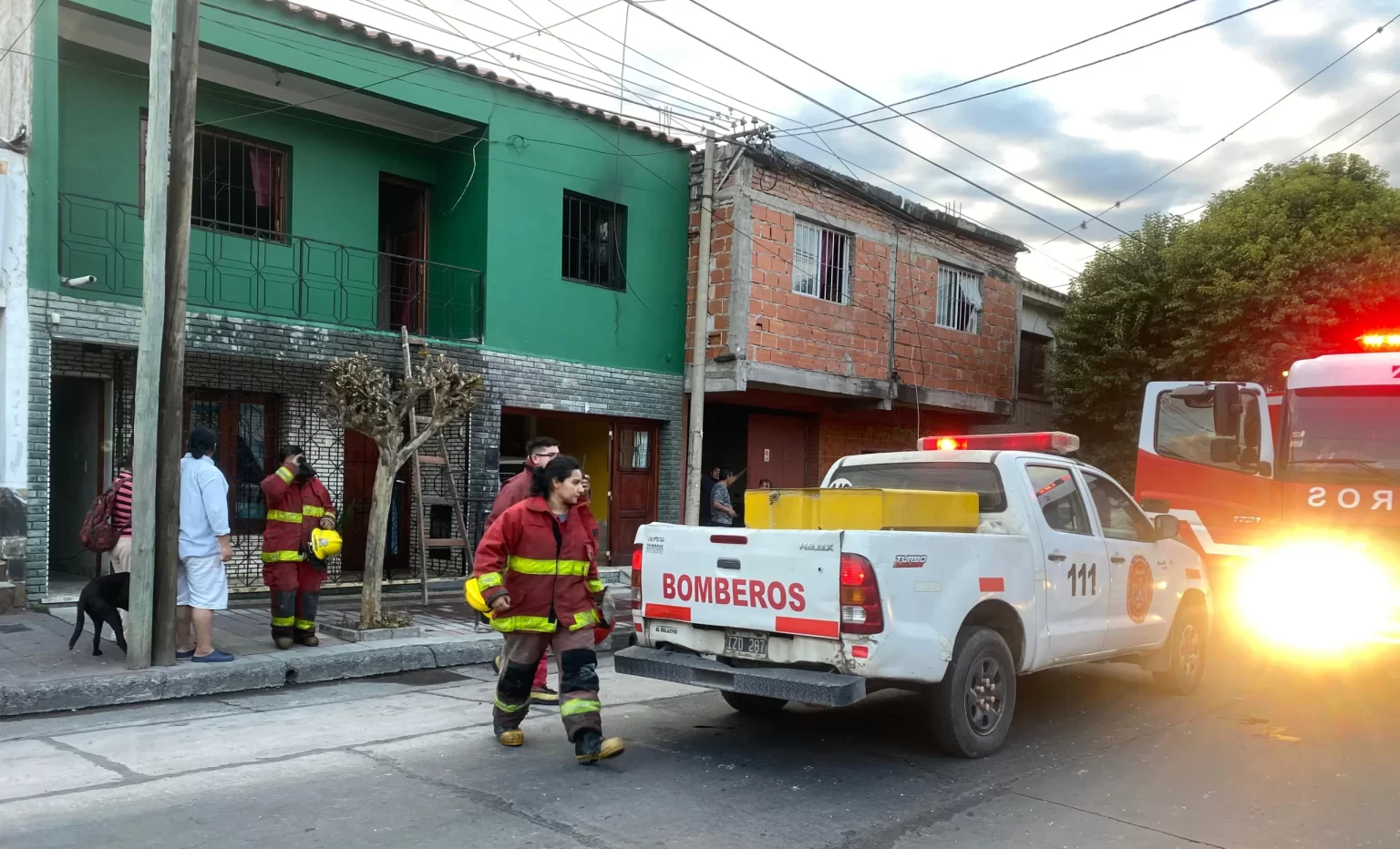 Se conocieron las causas del incendio en una vivienda de calle Gorriti al 800