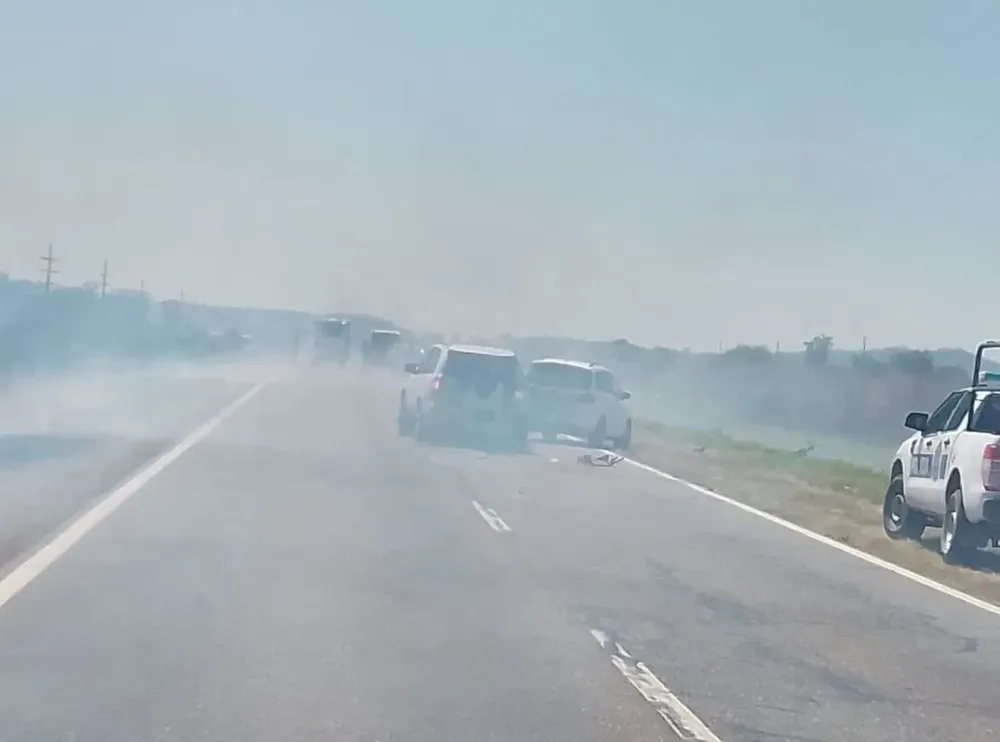 Siete heridos en un choque múltiple en el sur provincial