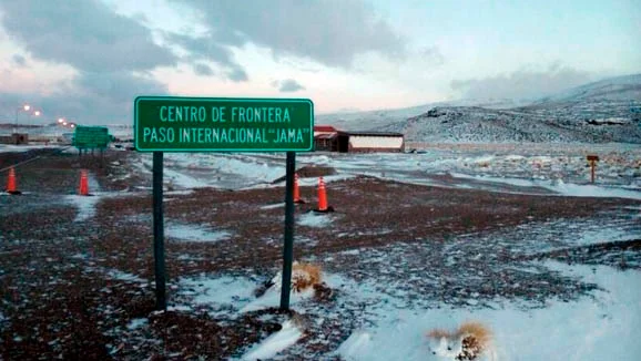 Cerraron el Paso de Jama por fuertes vientos