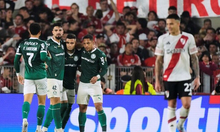 River perdió con Palmeiras en la ida de los cuartos de final de la Copa Libertadores