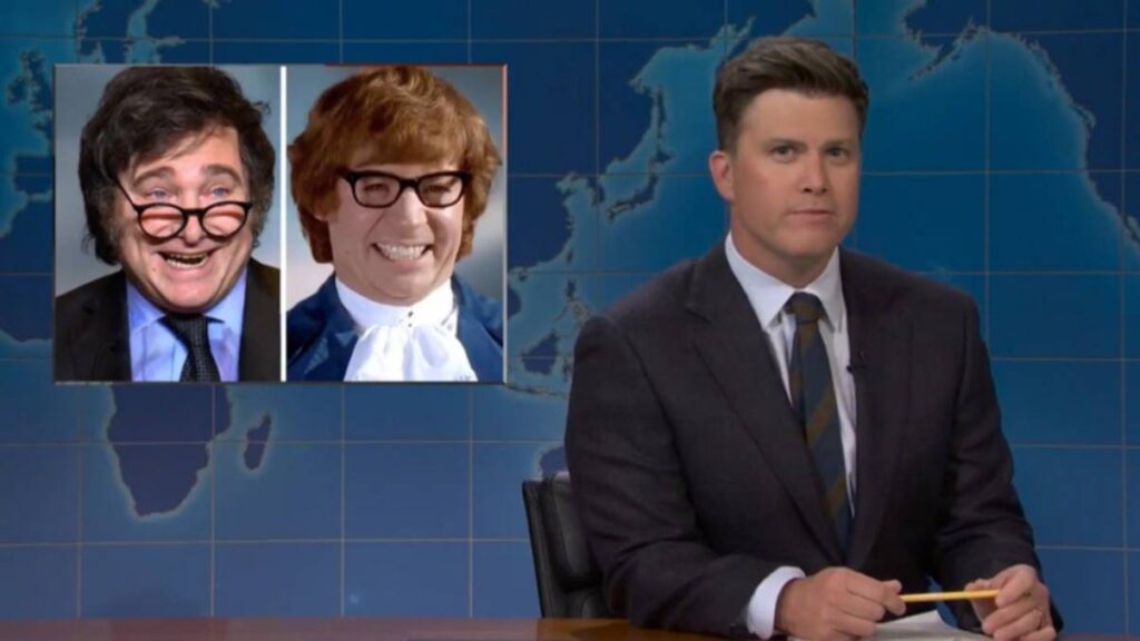 En Saturday Night Live se burlaron de Javier Milei: lo compararon con un personaje de comedia