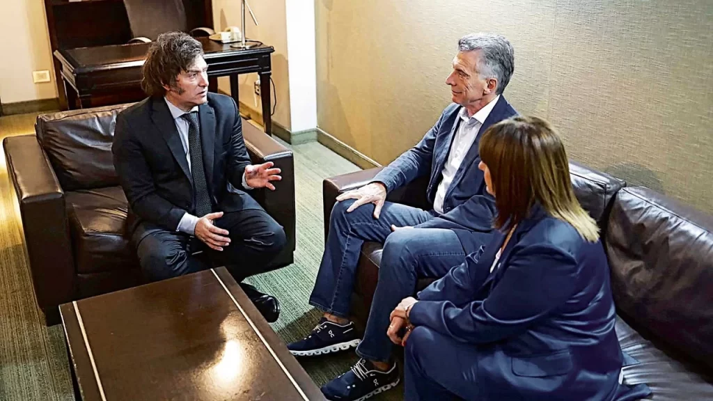 Milei se reúne con Macri en la Quinta de Olivos