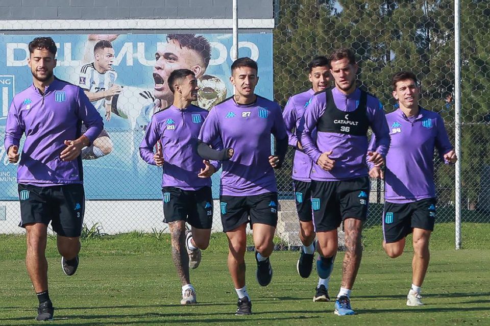 El posible 11 titular de Racing para recibir al Flamengo en el “Cilindro de Avellaneda”