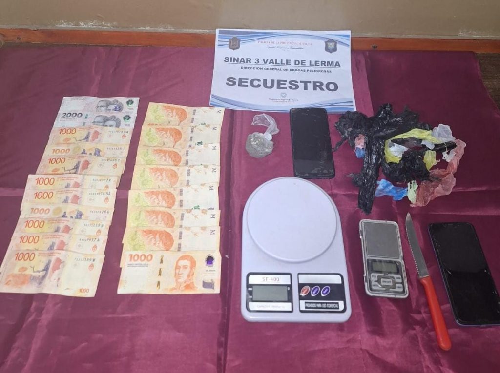 Desbarataron bocas de expendio de droga en Rosario de Lerma