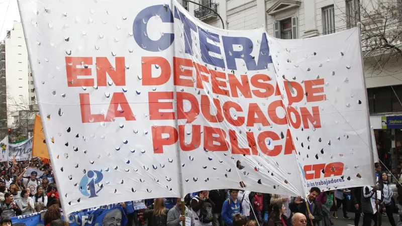 CTERA anunció un paro docente para el martes próximo