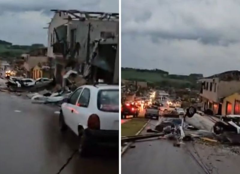Feroz temporal en Misiones y Brasil dejó al menos 5 muertos y cientos de evacuados
