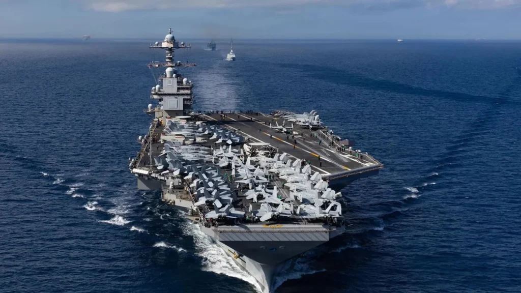 Inminente llegada del portaaviones más avanzado de Estados Unidos a la costa venezolana