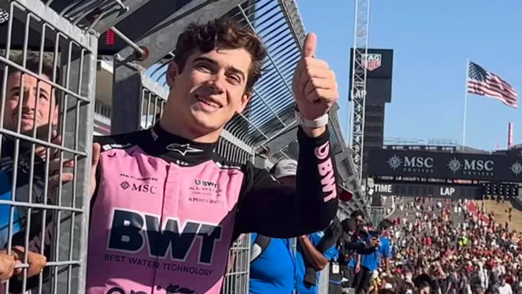 Franco Colapinto renueva con Alpine y seguirá en la Fórmula 1 en 2026