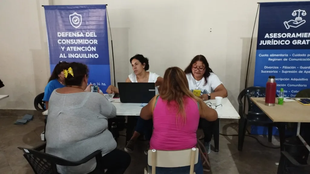 Continúan los operativos de asesoramiento jurídico en los barrios
