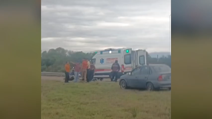 Grave accidente en la autopista de Circunvalación Oeste: un herido