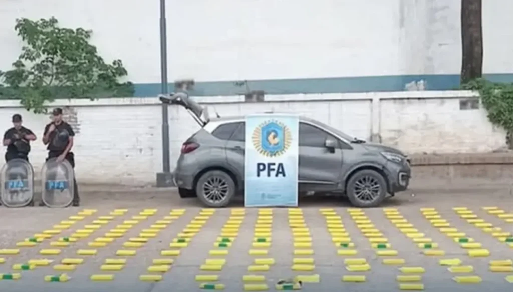 Megaoperativo narco: decomisan 200 Kilos de cocaína en el acceso norte a Hipólito Yrigoyen