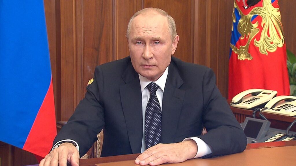 Putin afirma que Rusia está dispuesta a poner fin al conflicto en Ucrania
