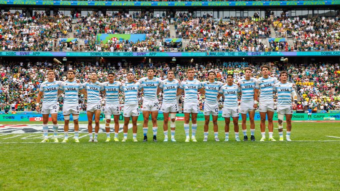 Los Pumas 7s cerraron 2025 con medalla de plata en el Seven de Ciudad del Cabo