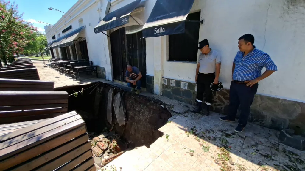 Este lunes inician los trabajos de reparación de la vereda del pasaje Miramar