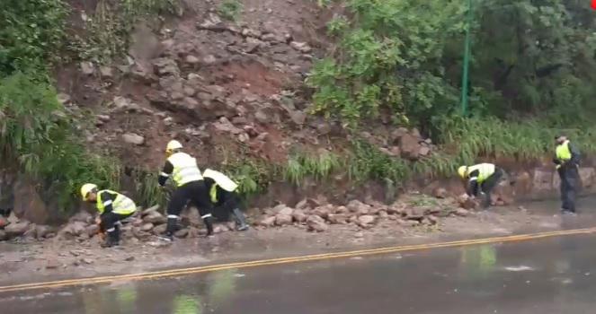Temporal en Salta: Se registran desmoronamientos en el cerro San Bernardo