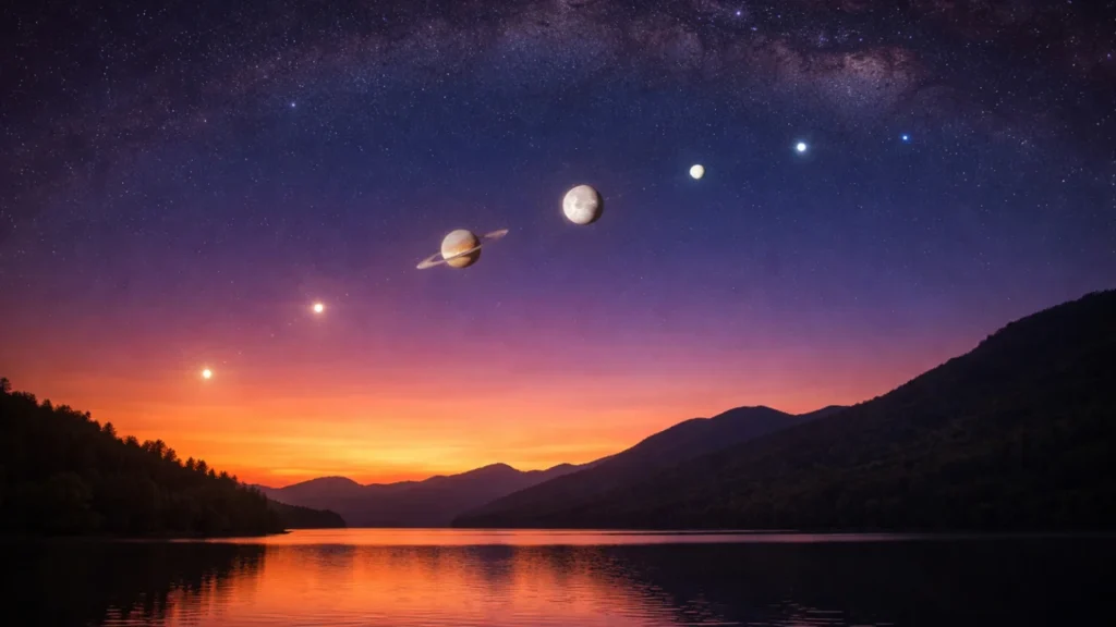 Un desfile celestial imperdible iluminará el cielo argentino en una noche épica
