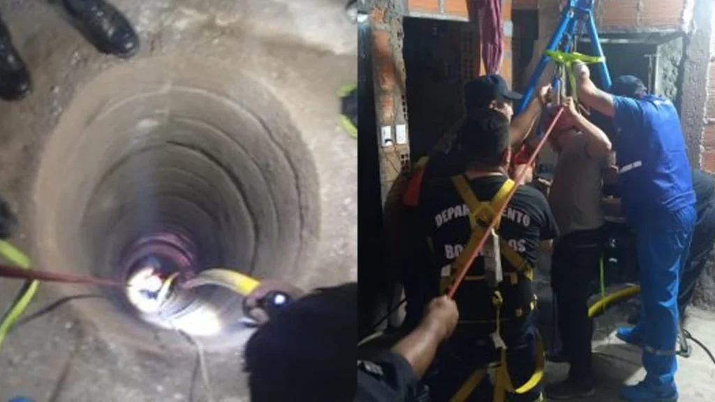 Dramático rescate en Cerrillos: cayó a un pozo de 15 metros y sobrevivió