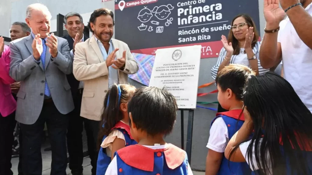 Sáenz inauguró el nuevo Centro de Primera Infancia en Campo Quijano