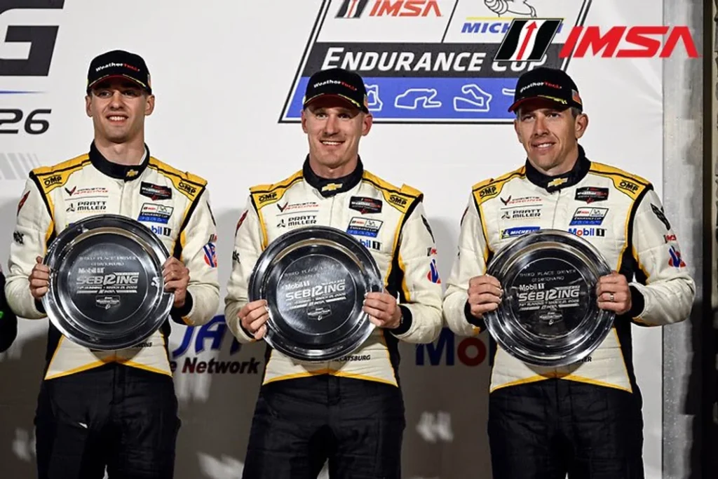 Varrone brilló en Sebring y logró un podio clave en IMSA