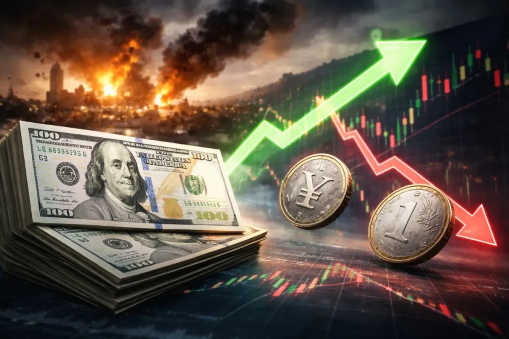 El dólar sigue escalando a la par de la tensión en Medio Oriente