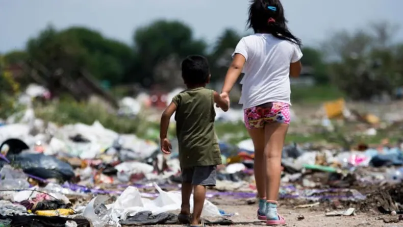 El 41,3% de los chicos menores de 14 años son pobres en la Argentina, según el INDEC