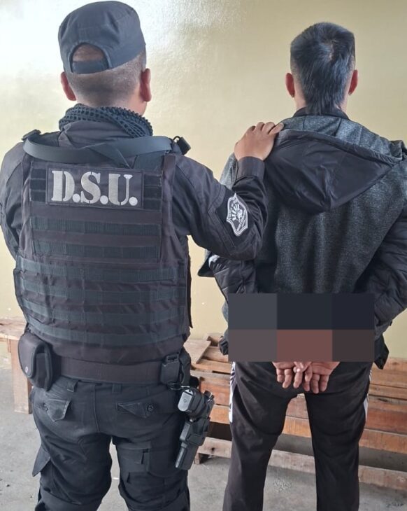 Detenido por portación ilegítima de arma de fuego en barrio Solidaridad