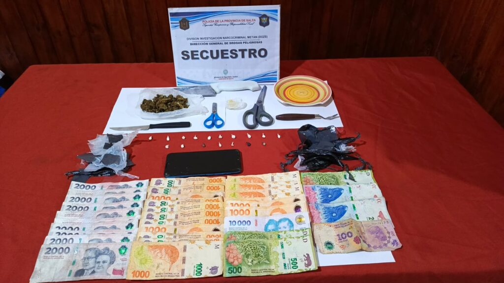 Desarticulan una boca de expendio de drogas en Metán