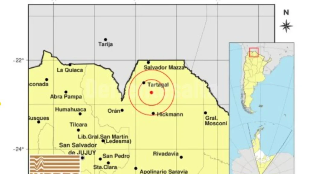 Tartagal: un sismo de 4.1 grados sacudió la calma del norte salteño
