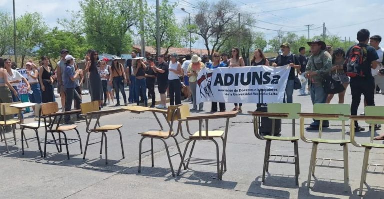 La UNSa se moviliza bajo el lema “La universidad no se apaga”