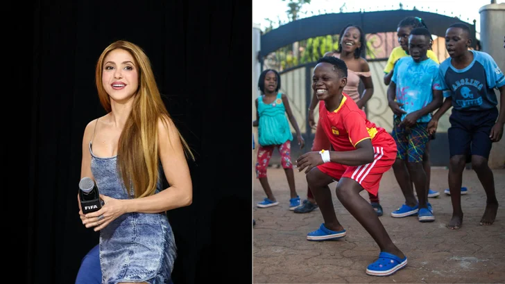Shakira invitó a un grupo de niños ugandeses como bailarines del show de medio tiempo del Mundial 2026