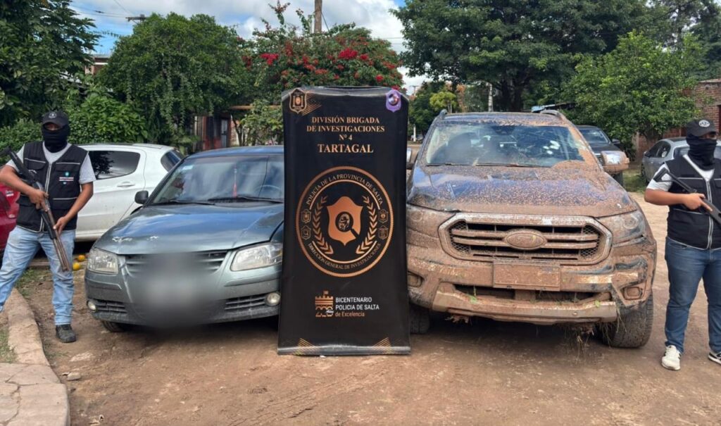 Desbarataron a una banda delictiva de Salvador Mazza y recuperaron los objetos robados
