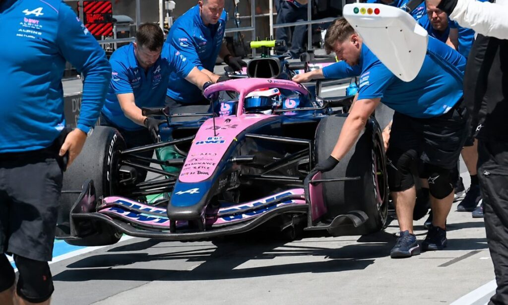 Colapinto sufrió problemas de motor con su Alpine y no pudo girar en la práctica libre del Gran Premio de Canadá