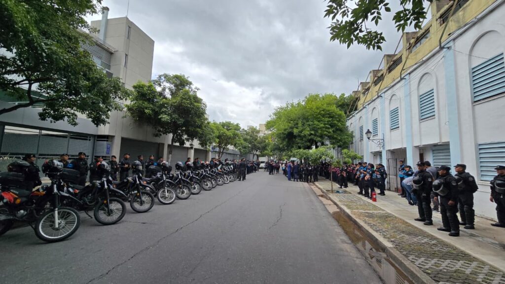 Operativo de seguridad por el encuentro entre Gimnasia y Tiro vs Gimnasia y Esgrima de Jujuy